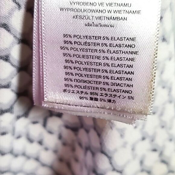 Michael Kors Serpent Print Faux-Wrap Dress with Side Buckle, Size 1X - Picture 13 of 13